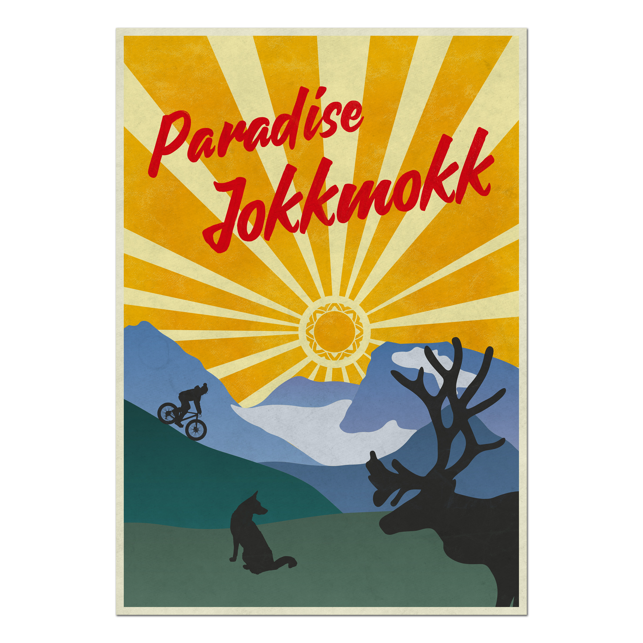 Large postcard Paradise Jokkmokk