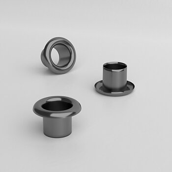 Storpakke maljer 4 mm antikk metall 1000-pakke