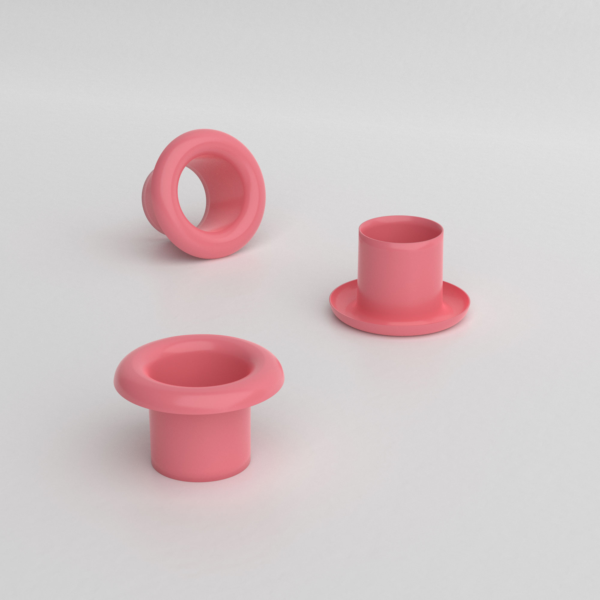 Maljer 4 mm Rosa Noveau 100-pakke