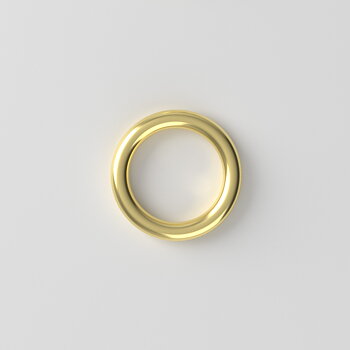 Brass ring Small 2 PCS