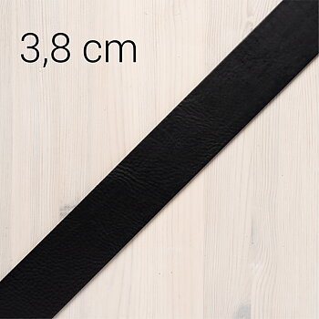 Gürtelstreifen Schwarz XL 3,8 cm