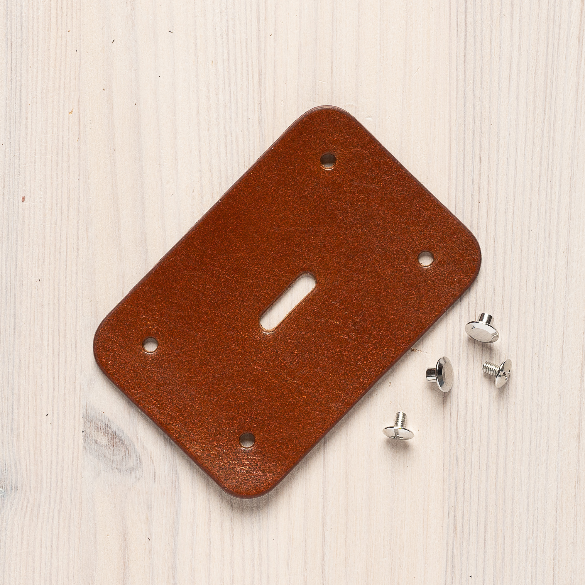 Buckle strap Light brown 6 cm
