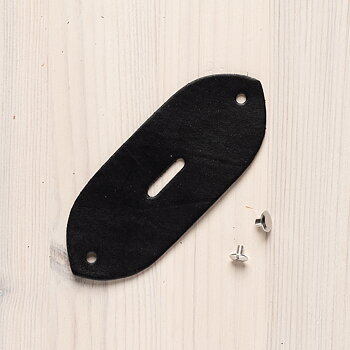 Buckle strap black 4,4 cm