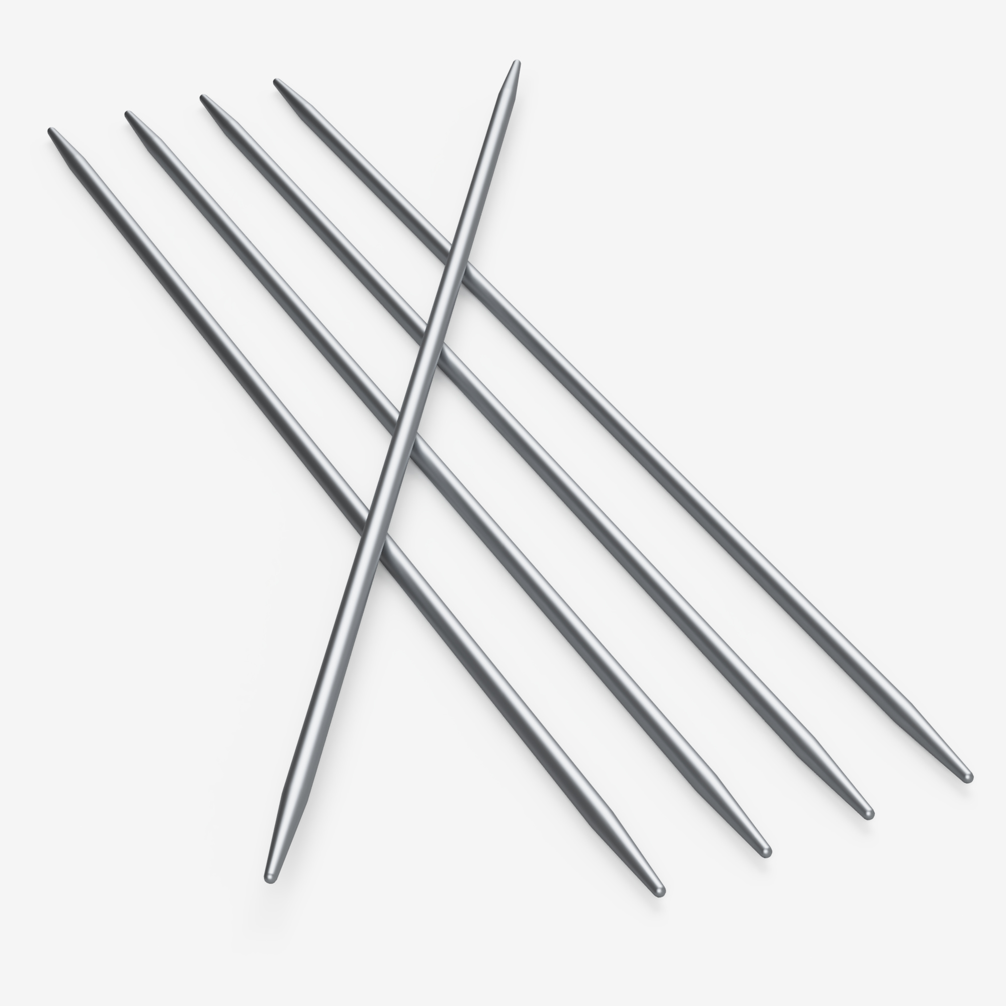 Knitting needles gray 15 cm 3.00 mm