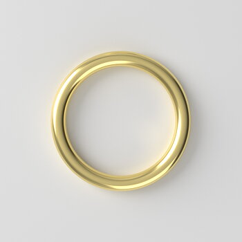 Brass ring Large 10 PCS