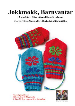 Strikkeoppskrift barnvante Jokkmokk