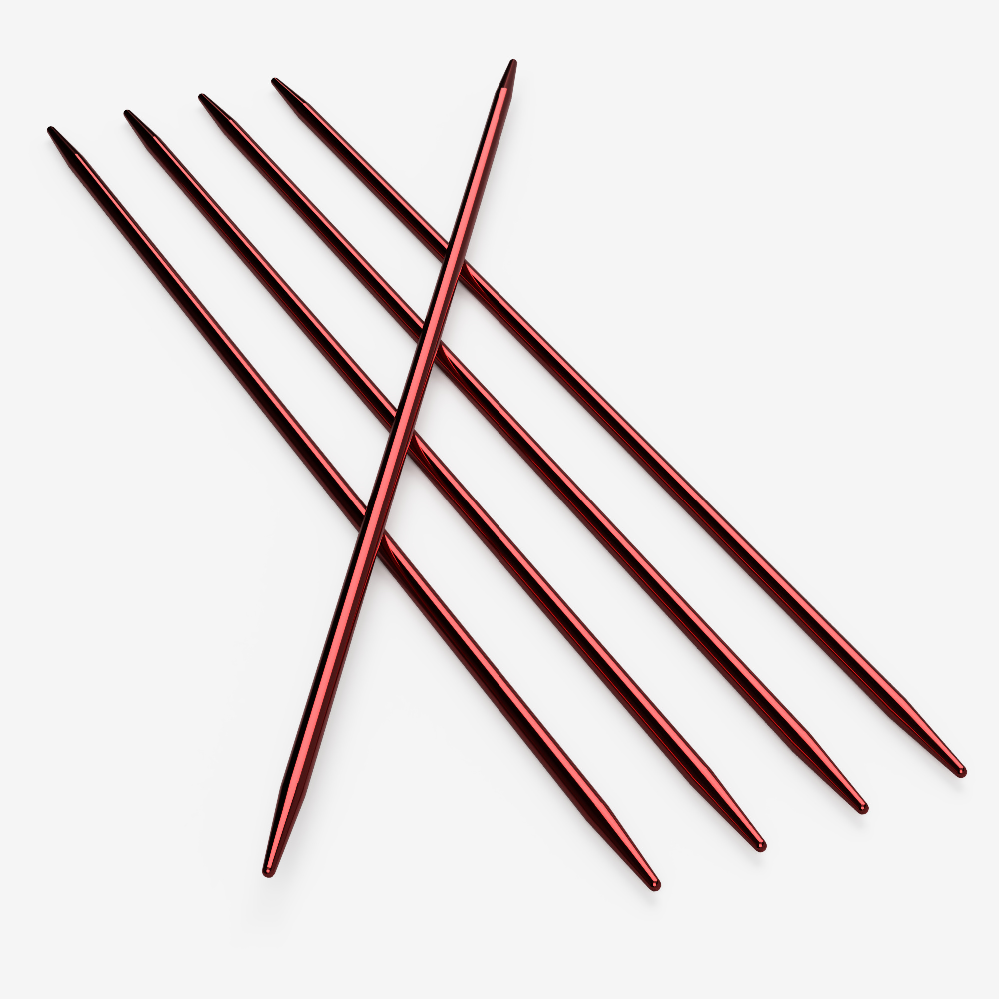 Knitting needles red 15 cm 2.50 mm - 2