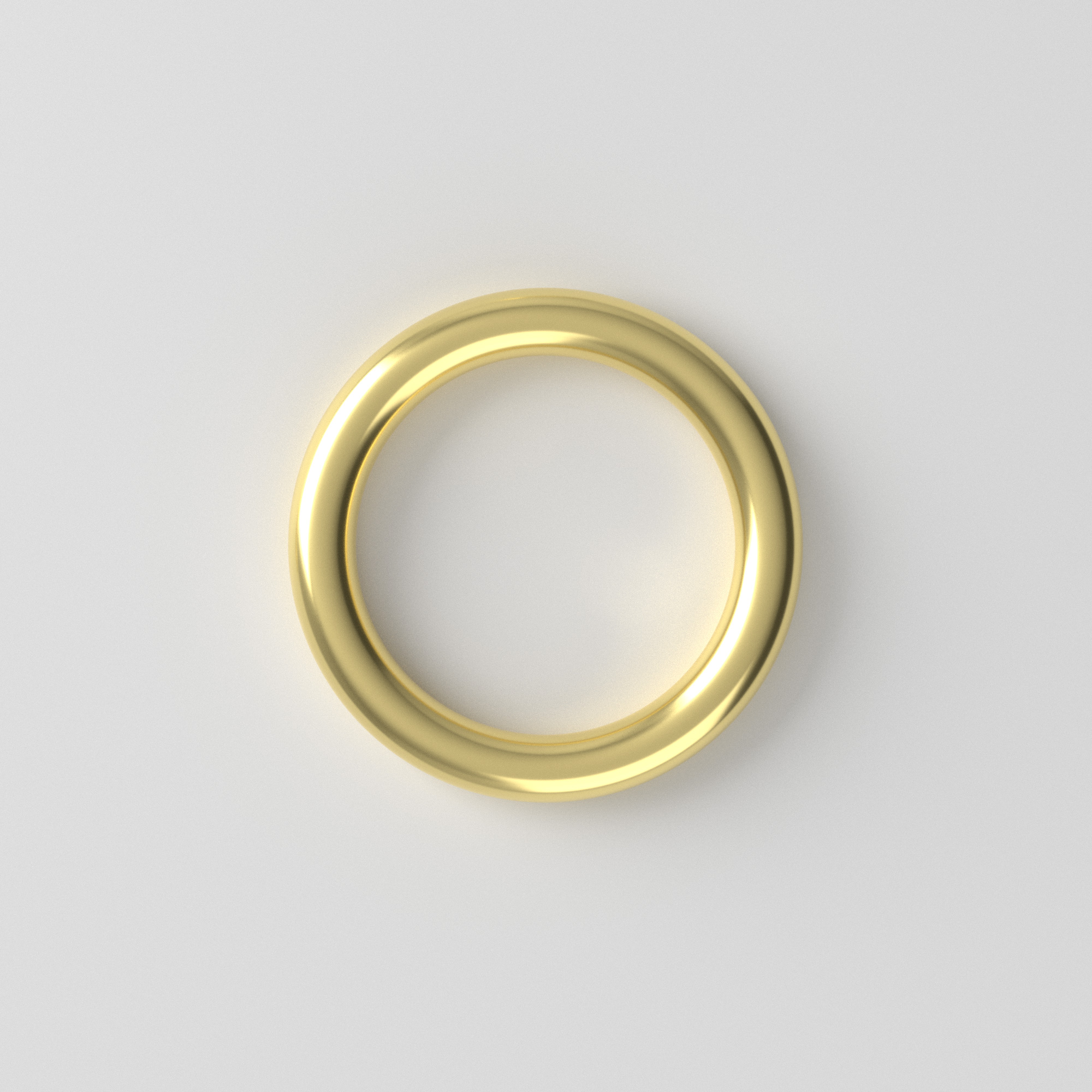 Messingring Medium 10-pakke