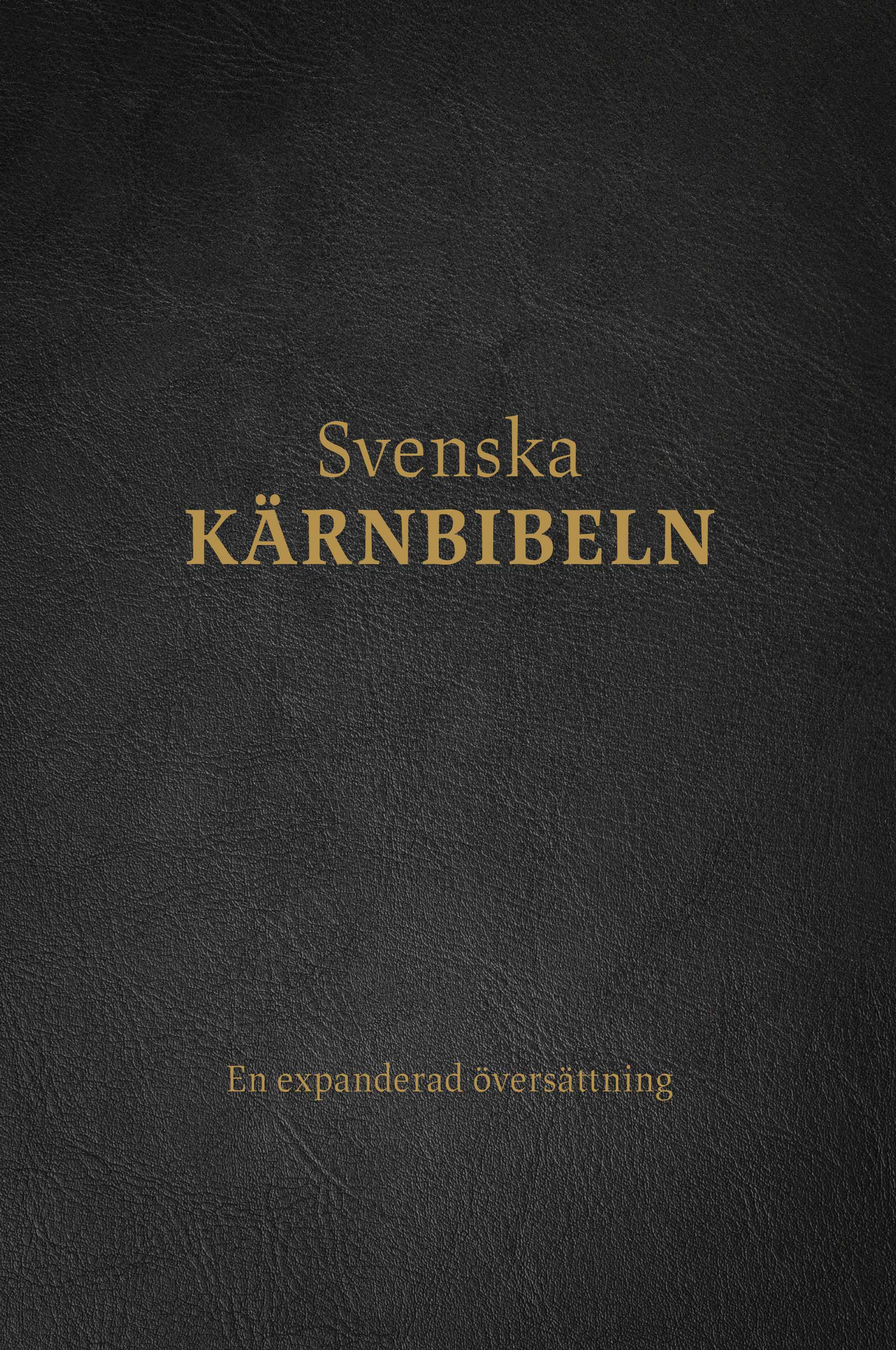 Svenska Kärnbibeln - Helbibel – svart cabraskinn - 4