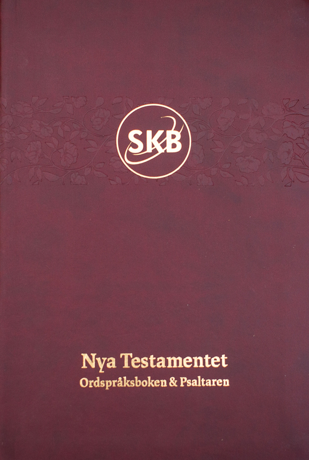 Svenska Kärnbibeln NT+  Konstskinn Brunröd