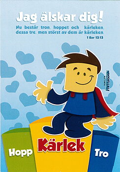 Vykort - Pappersson 1 Kor 13