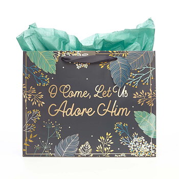 Presentpåse med tag - Adore Him
