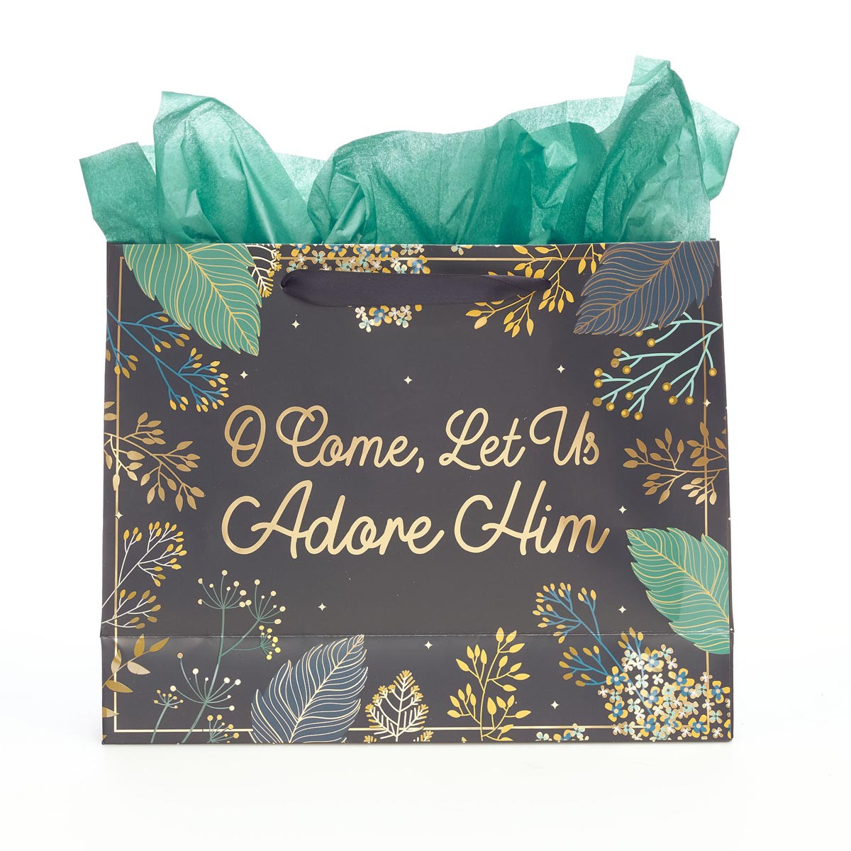 Presentpåse med tag - Adore Him - 2