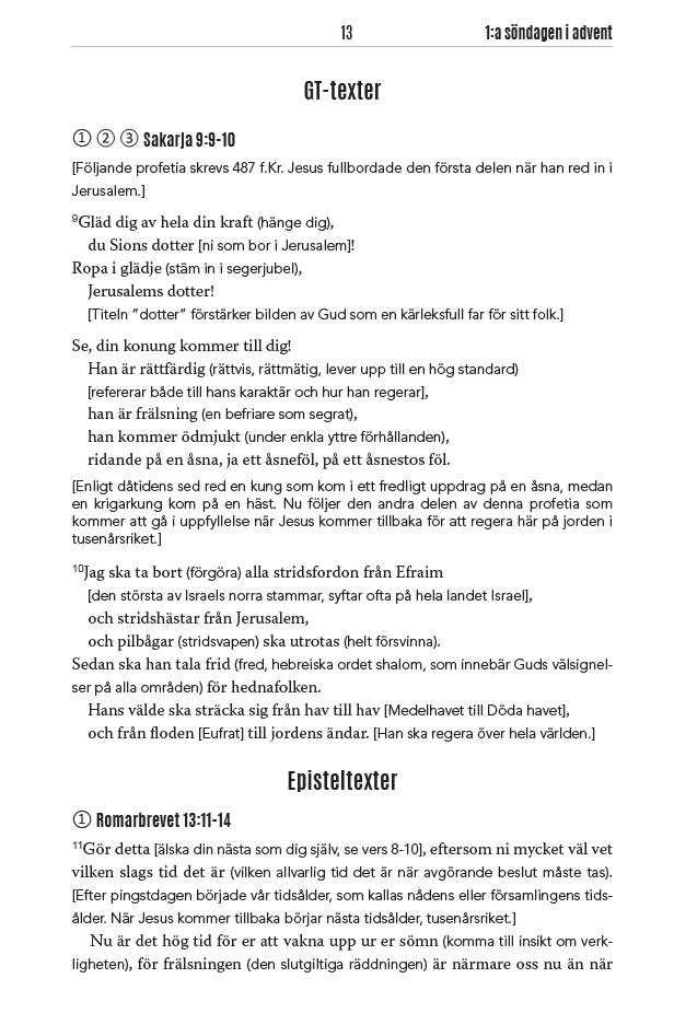 Kyrkoårets texter - Kärnbibeln - 5