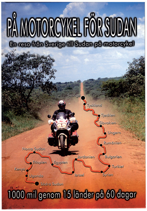 På motorcykel för Sudan