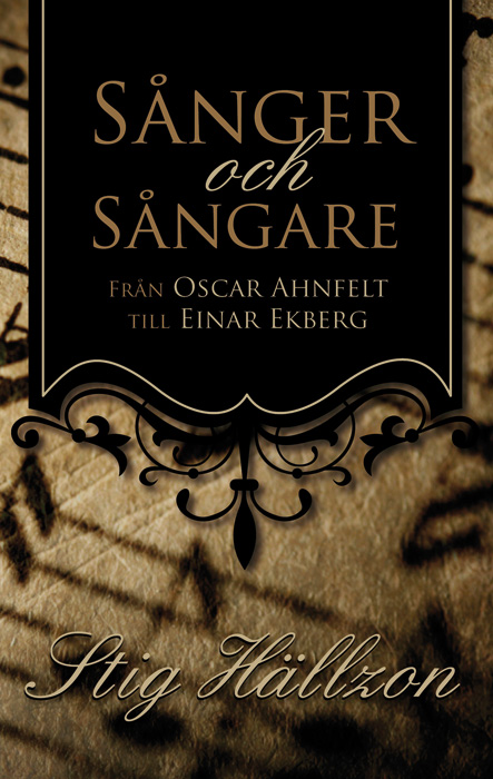 Sånger och sångare, Vol 1 - Stig Hällzon