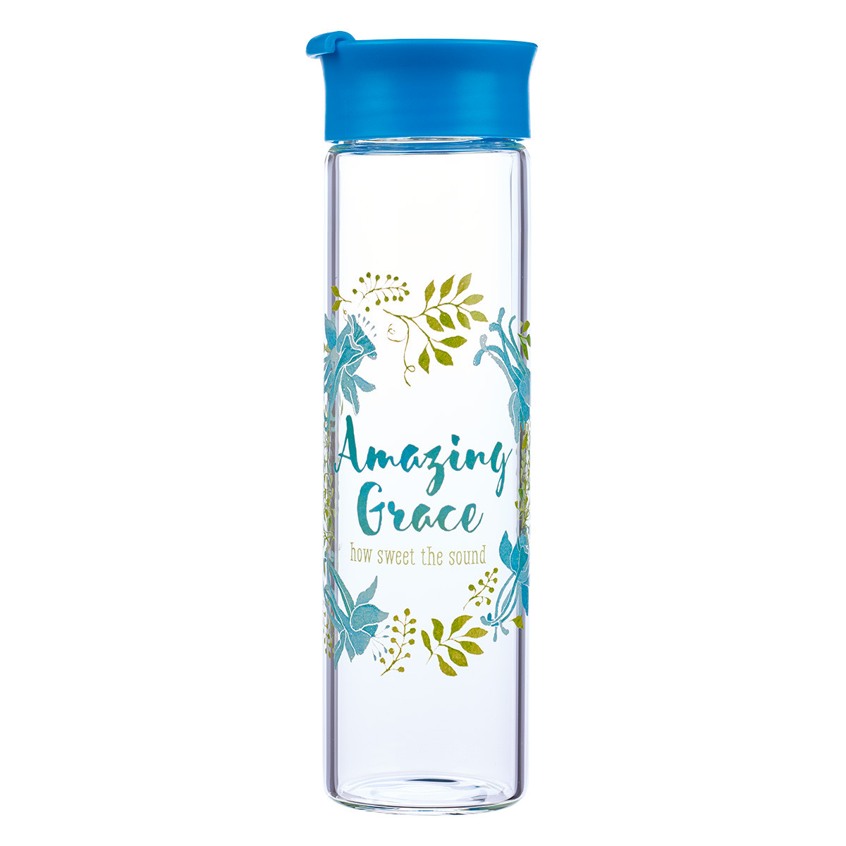 Vattenflaska, glas - Amazing grace
