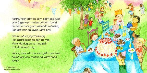 Mina bästa bordsböner - Sjunga-med-bok - 3