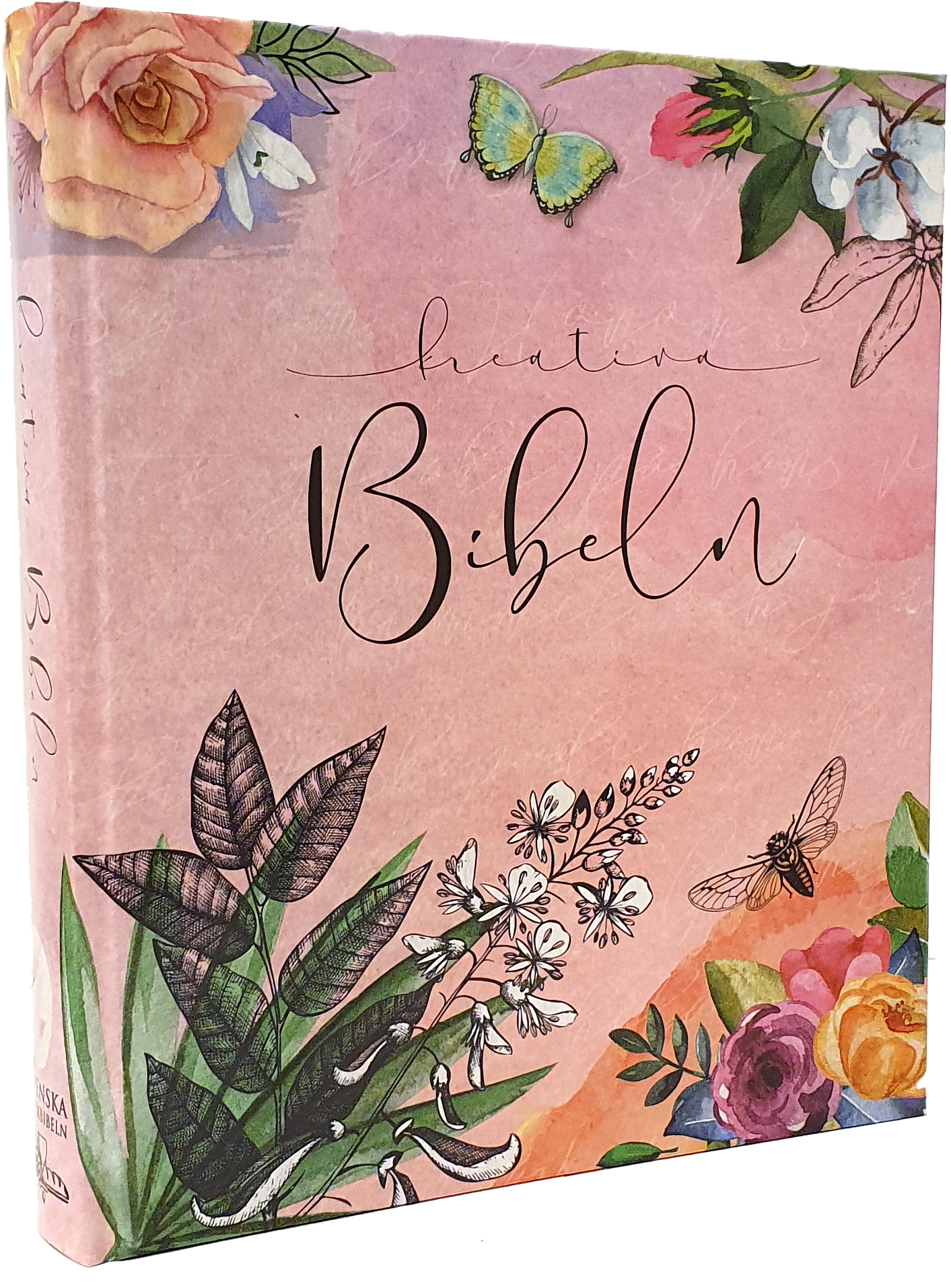 Kreativa Bibeln Folkbibeln 2015 - rosa hårdpärm