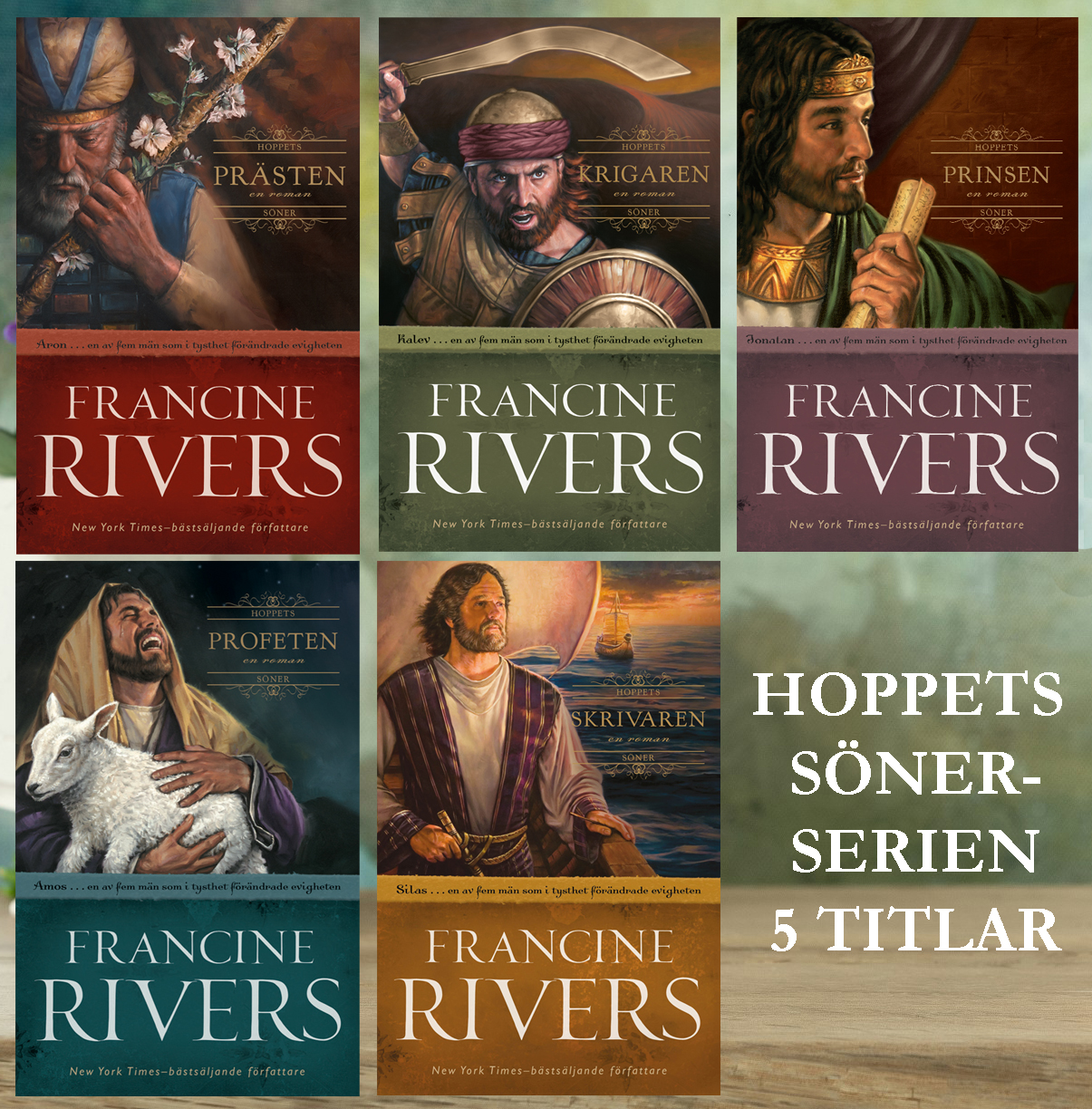 Hoppets söner - Hela serien 5-p - Francine Rivers