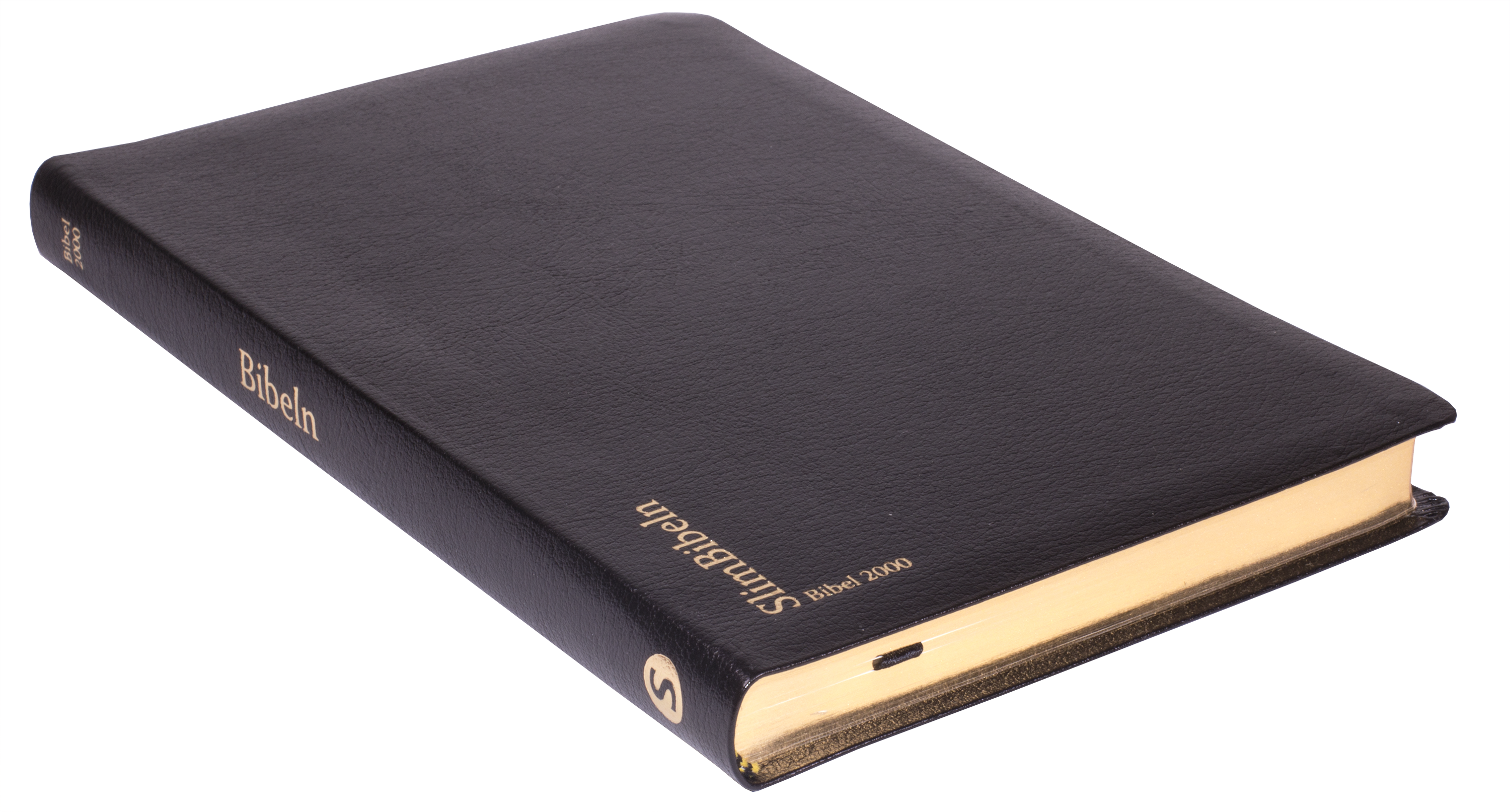 Bibel 2000 - slimline, svart cabra