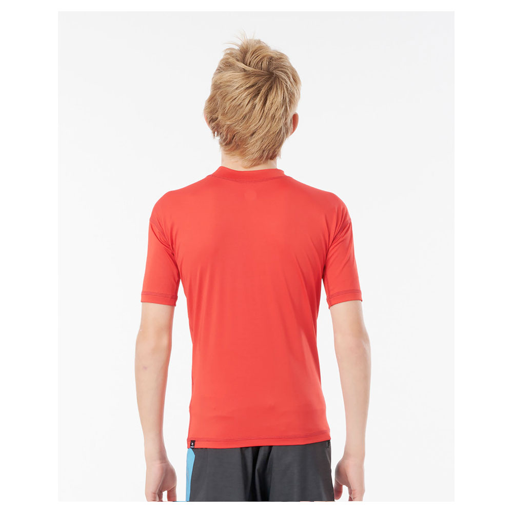 Rip Curl rashguard jr Corp s/s röd - 2