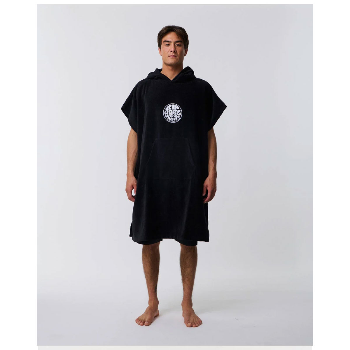 Rip Curl poncho logo black