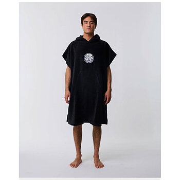 Rip Curl poncho logo black