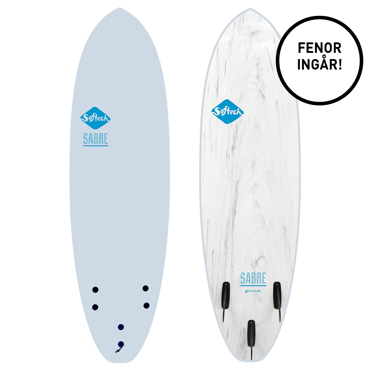 Softech vågsurfingbräda Sabre softboard