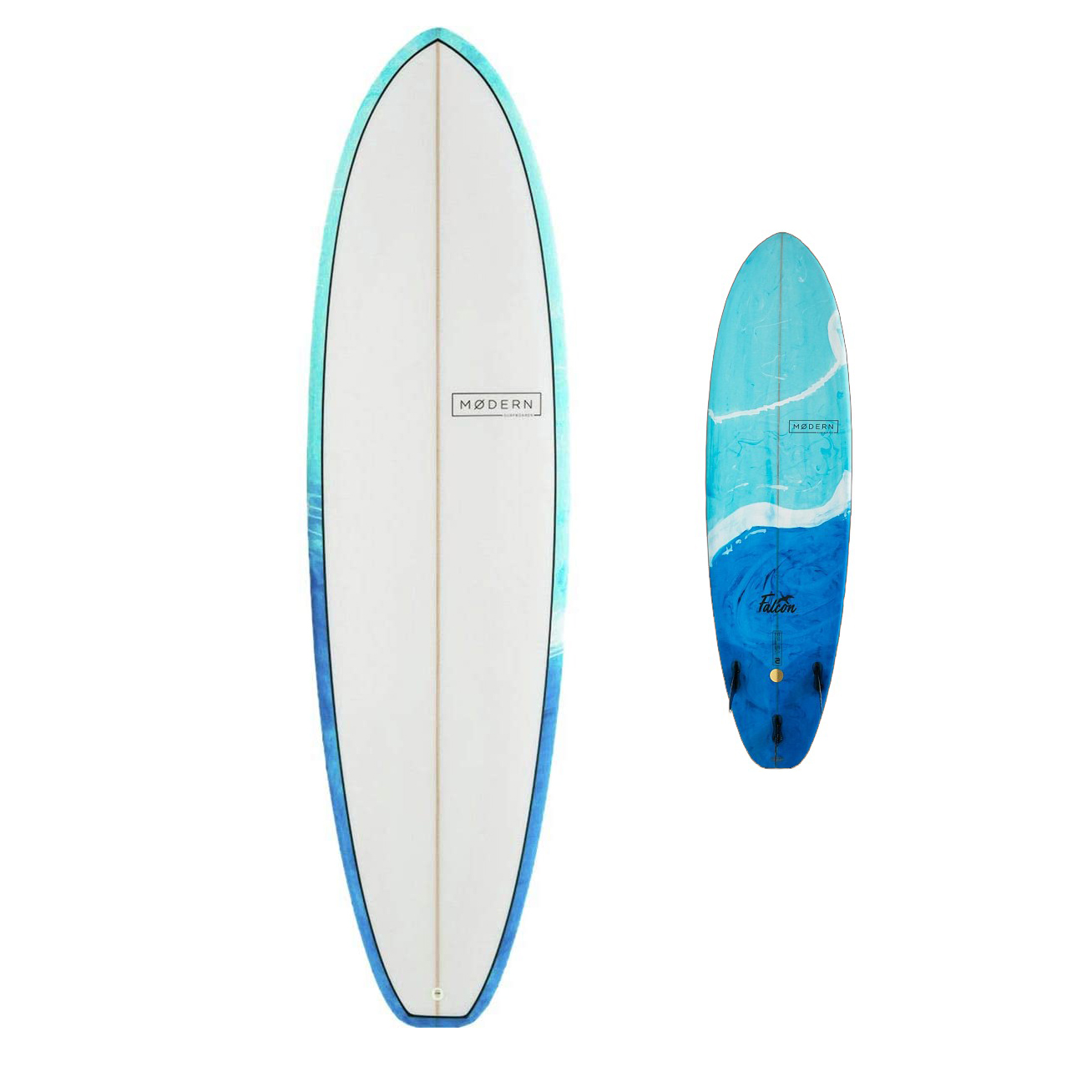 Modern surfboards store falcon pu surfboard