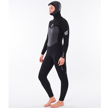 Rip Curl våtdräkt dam Flashbomb 6/4 E6 CZ Hooded 