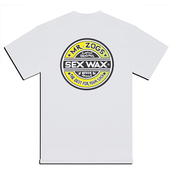 Sex Wax T-shirt vit fade - 4