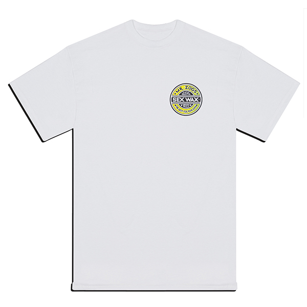 Sex Wax T-shirt vit fade - 3