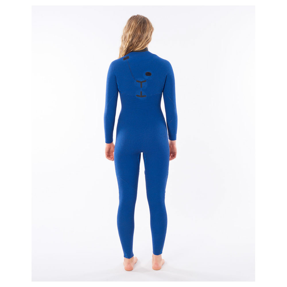 Rip Curl våtdräkt dam E-Bomb 4/3 Zip Free grey blue 26 - 5