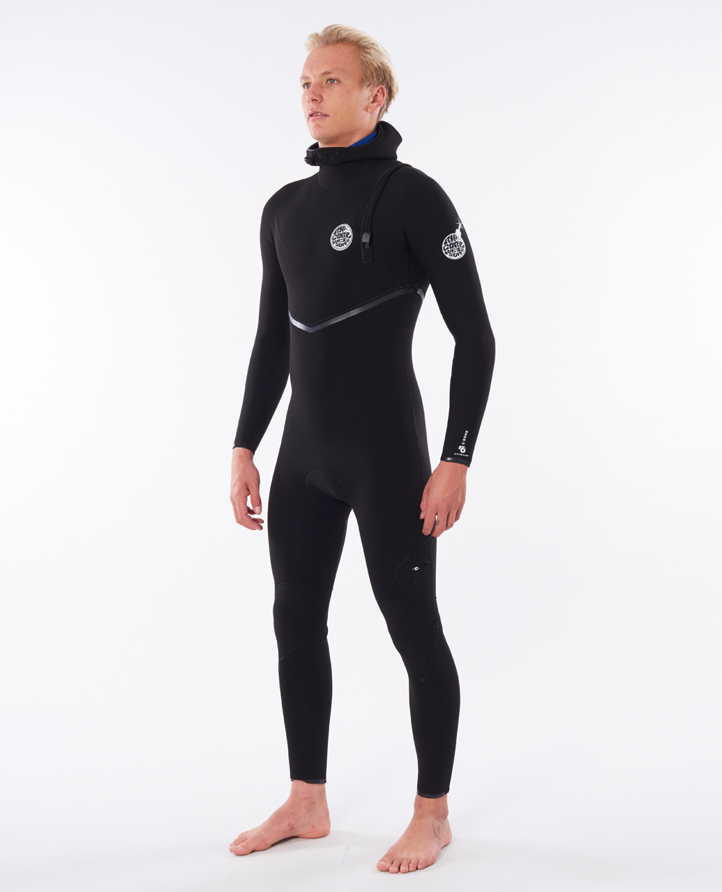 Rip Curl våtdräkt E-Bomb 5/4 Zip Free Hooded - 3