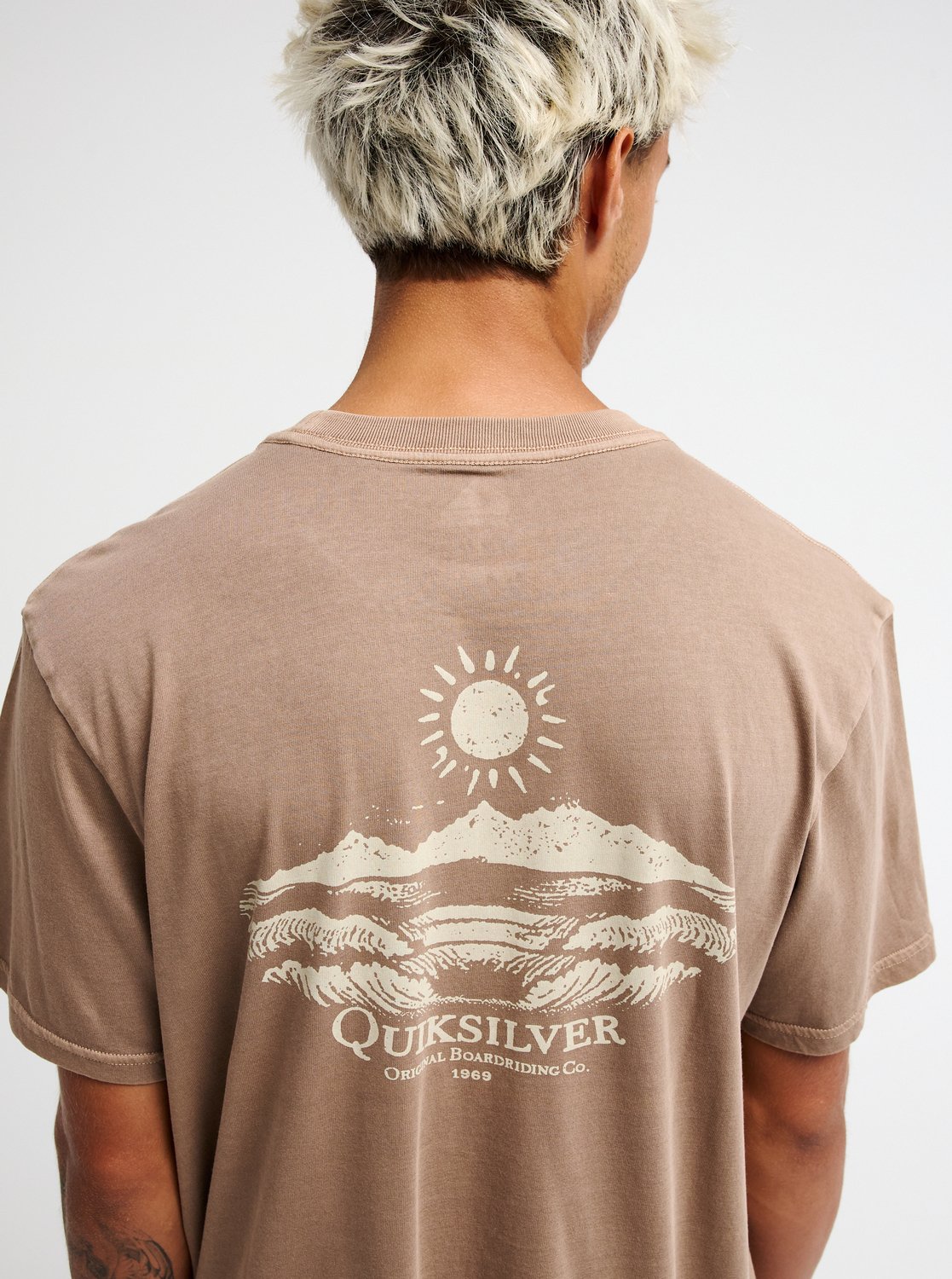 Quiksilver t-shirt Balance pine bark - 4
