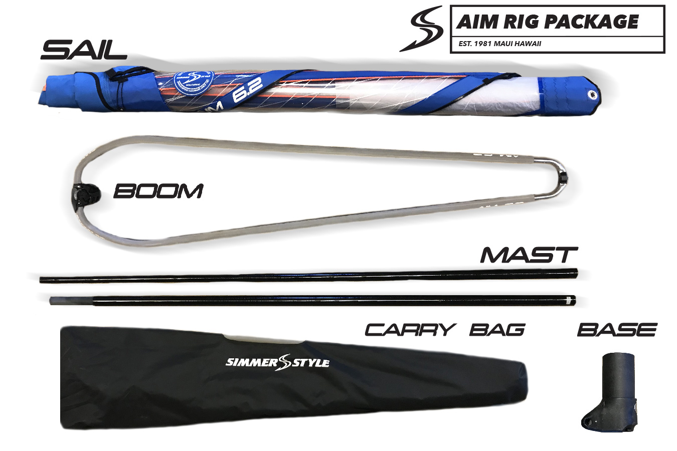 Riggpaket Simmer Aim - 2
