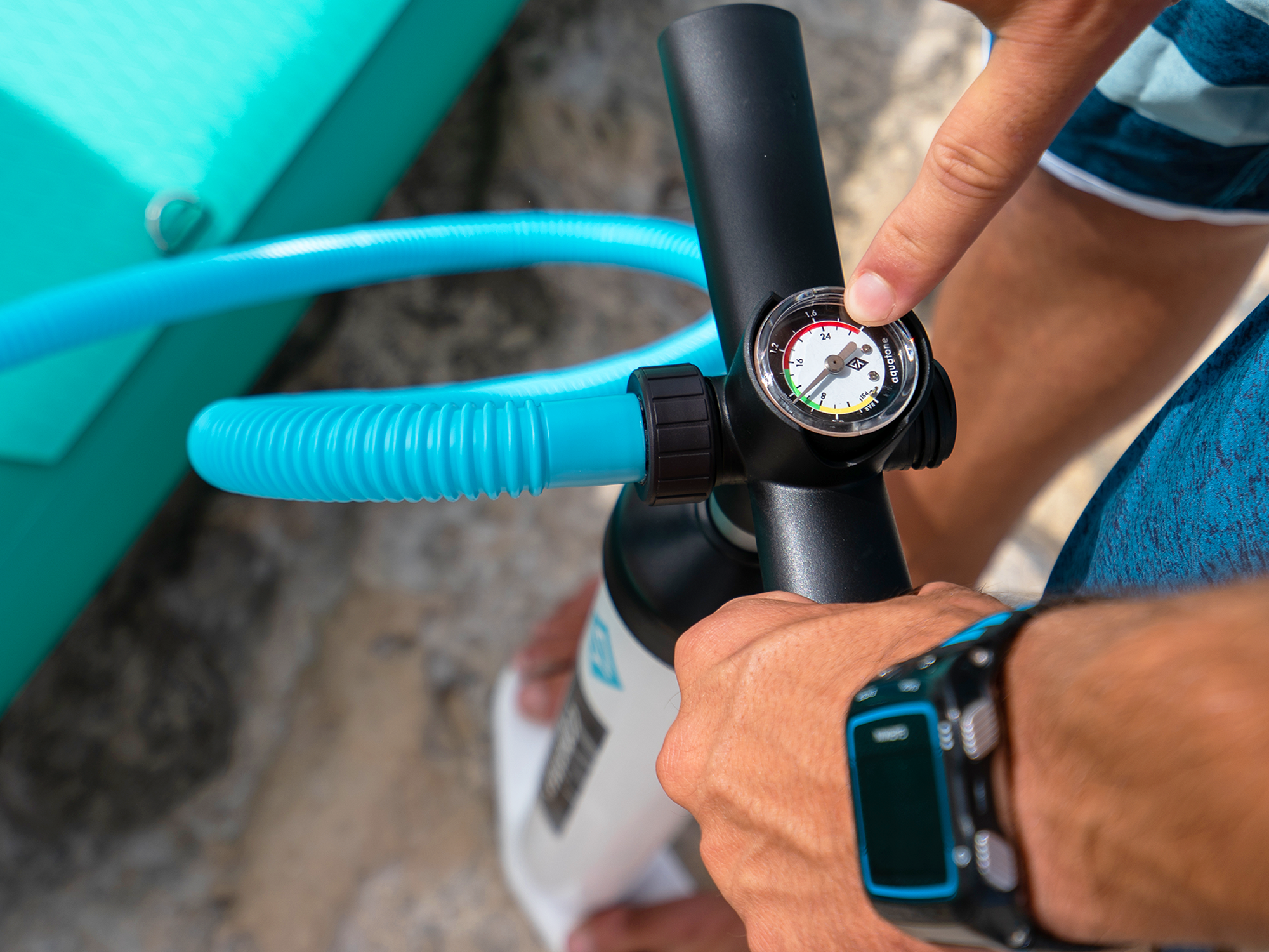 Aquatone SUP pump double action - 8