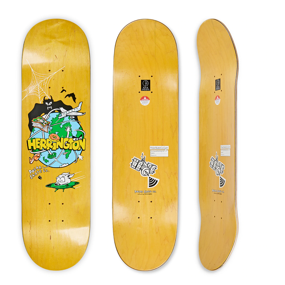 Polar skateboard deck 8.625 Planet Herrington