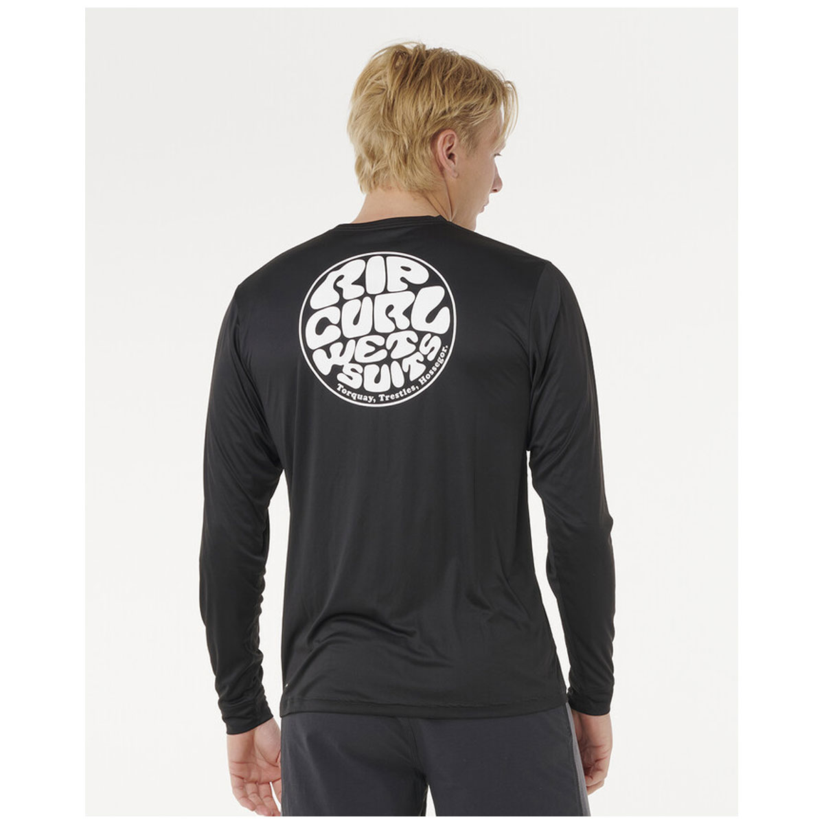Rip Curl uv-tröja Icons of surf l/s svart - 2