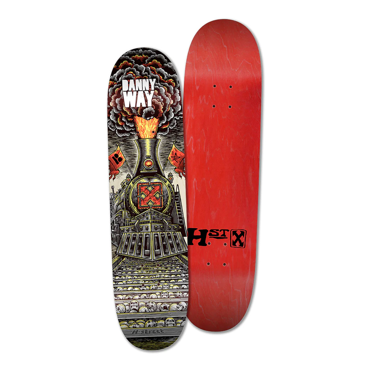 H-street skateboard deck 8.25 Danny Way Pop heavy metal train