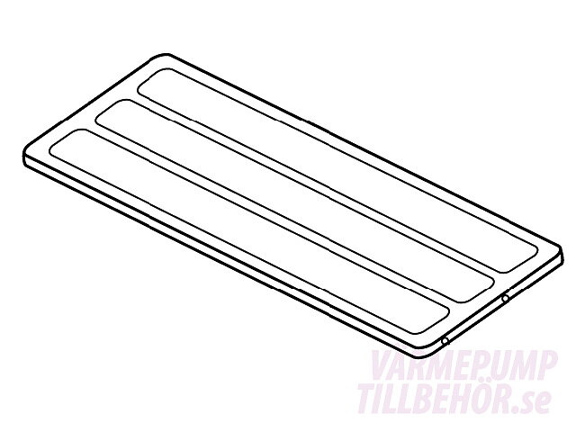 CWE031014A - Cabinet top plate for Panasonic heat pump and air conditioner