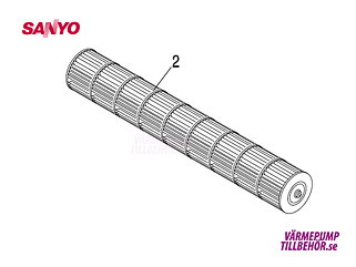 Sanyo fläkt till innedel