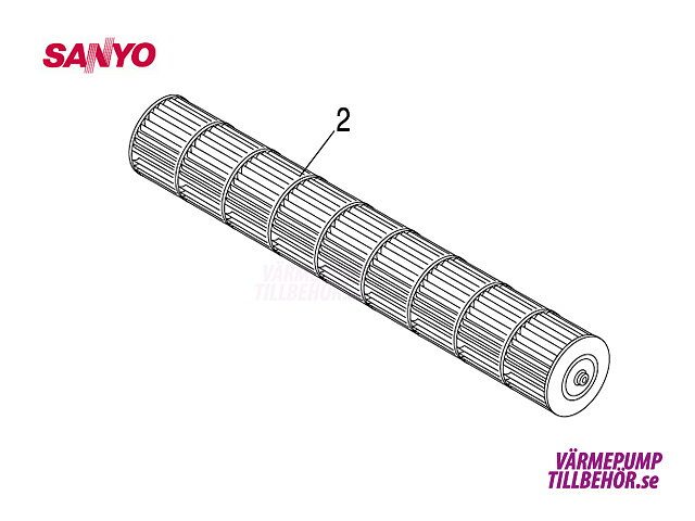 Sanyo fläkt till innedel