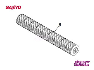 Sanyo fläkt till innedel