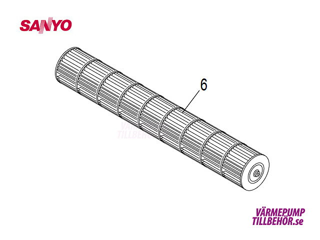 Sanyo fläkt till innedel