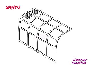 Filter (höger) till Sanyo SAP-KRV96EHDSN och SAP-KRV126EHDSN