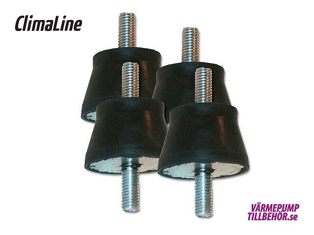 Vibration dampers, max. load 130 kg