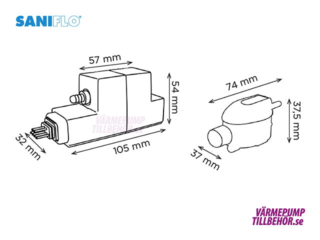 Sanicondens Clim Mini condensate removal pump