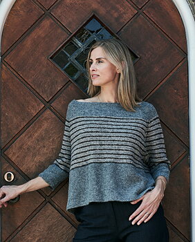 Bred raglan jumper - Sarah by Permin
